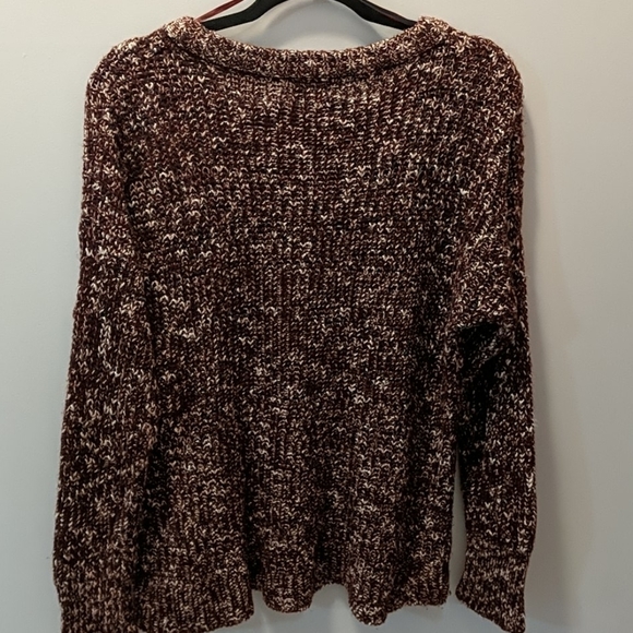 BOGO!! Tobi Oversized Knit Burgundy V-Neck Sweater Small - Picture 4 of 4